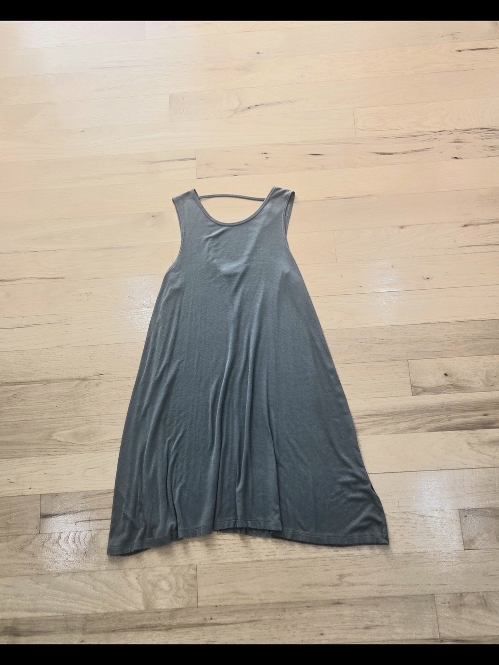 Billabong Sleeveless Midi Dress in Charcoal Gray